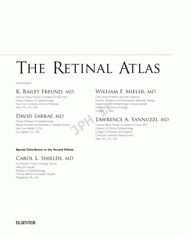 اطلس شبکیه چشم ویراست دوم | The Retinal Atlas