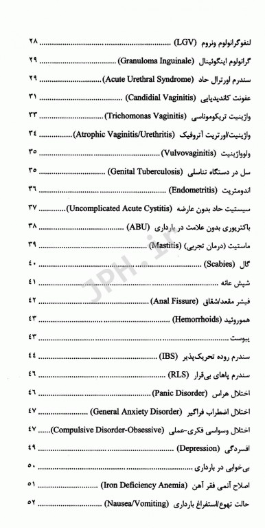 نسخه‌نویسی بیماری زنان و مامایی دکتر امید آقایی