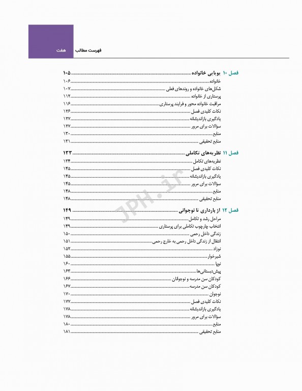 اصول و مبانی پرستاری پاتروپری 2021 جلد2 مراقبت در طول زندگی