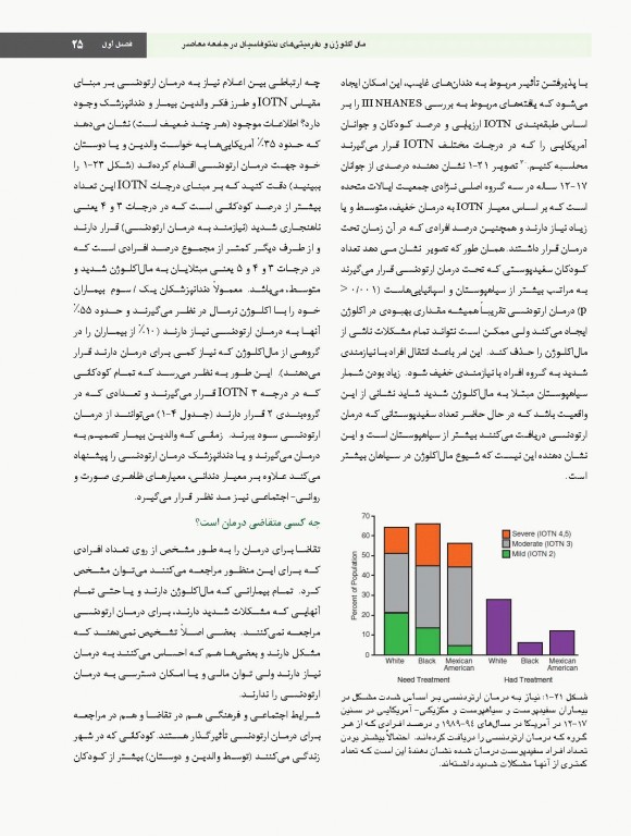 ارتودنسی معاصر پروفیت 2019 جلد1 تک رنگ شایان نمودار