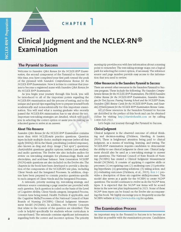 مرور پرسش و پاسخ ساندرز برای آزمون RN ویرایش نهم 2024 | Saunders Q & A Review for the NCLEX-RN® Examination