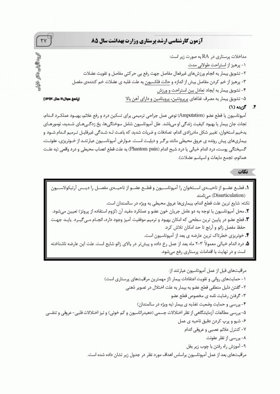 بانک سوالات ده سالانه IQB کارشناسی ارشد پرستاری