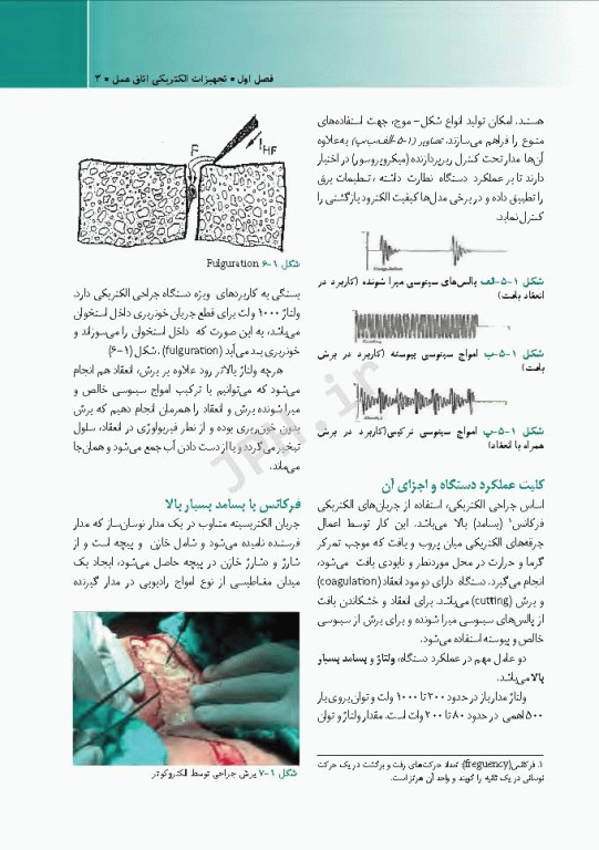 تجهیزات الکتریکی اتاق عمل و واحد استریلیزاسیون