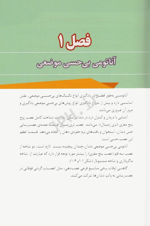 گام به گام با بی‌حسی موضعی در دندانپزشکی چاپ دوم