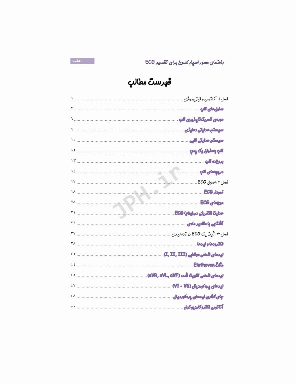 راهنمای مصور اسپارکسون برای تفسیر ECG