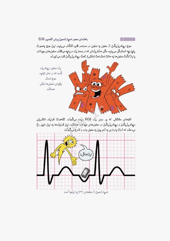راهنمای مصور اسپارکسون برای تفسیر ECG