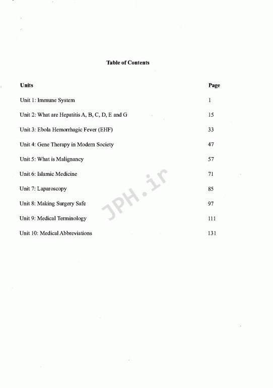 انگلیسی تخصصی پزشکی‌ دانشگاه علوم پزشکی شیراز | English for the Students of Medicine