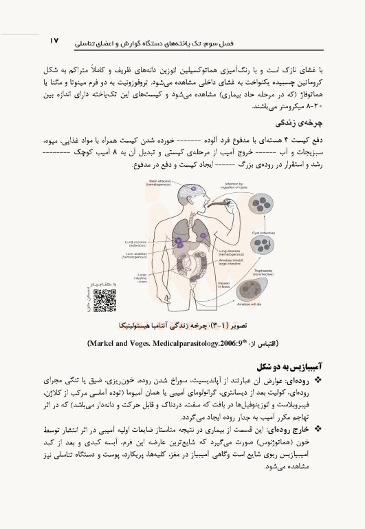 انگل‌شناسی پزشکی برای دانشجویان پرستاری و پیراپزشکی