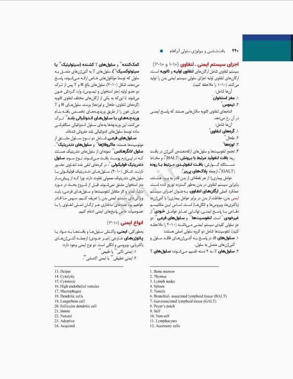 بافت‌شناسی و بیولوژی سلولی آبراهام 2020 مقدمه‌ای بر پاتولوژی جلد2