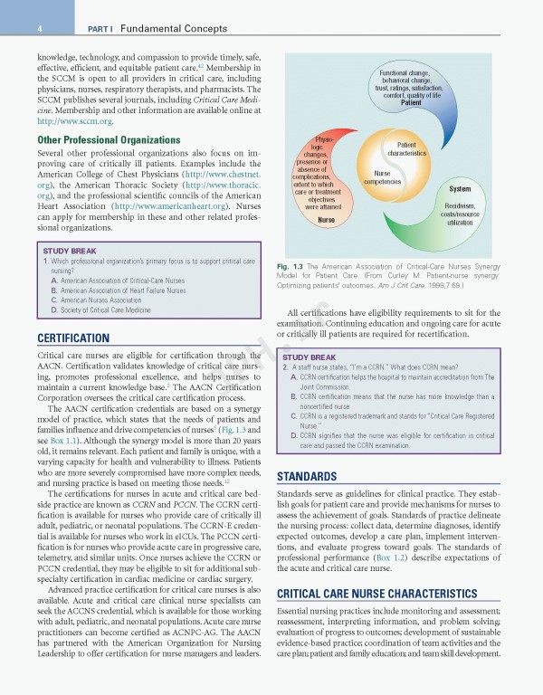 مقدمه‌ای بر پرستاری مراقبت‌های ویژه Introduction to Critical Care Nursing | 2020
