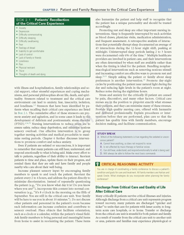 مقدمه‌ای بر پرستاری مراقبت‌های ویژه Introduction to Critical Care Nursing | 2020