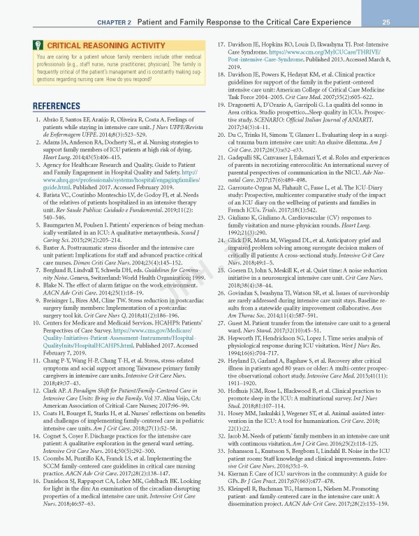 مقدمه‌ای بر پرستاری مراقبت‌های ویژه Introduction to Critical Care Nursing | 2020