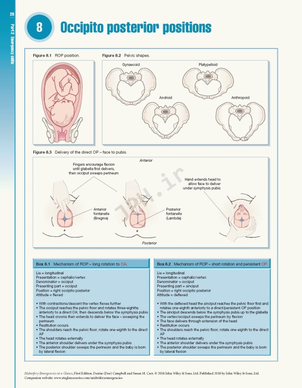 اورژانس‌های مامایی در یک نگاه | Midwifery Emergencies at a Glance 2018