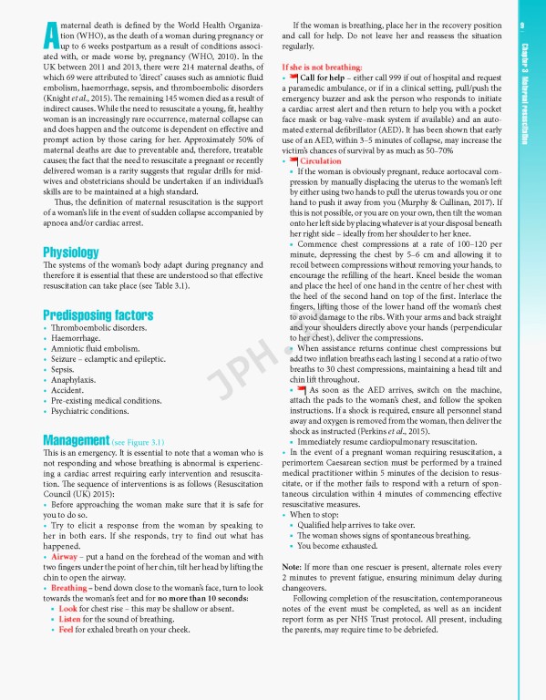 اورژانس‌های مامایی در یک نگاه | Midwifery Emergencies at a Glance 2018