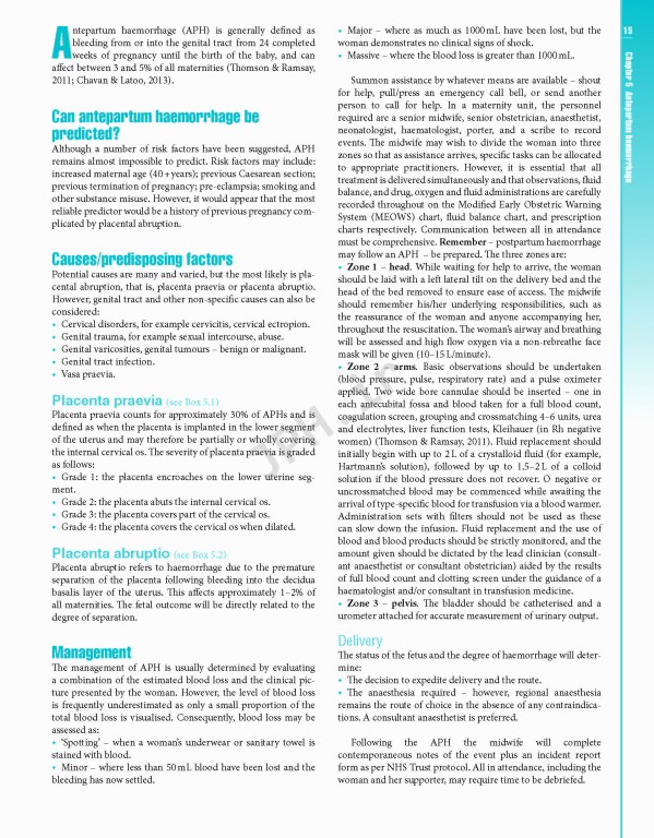 اورژانس‌های مامایی در یک نگاه | Midwifery Emergencies at a Glance 2018