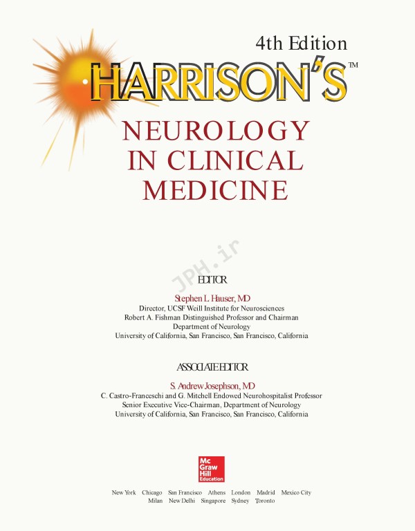 مغز و اعصاب در پزشکی بالینی هاریسون 2018 | Harrisons Neurology in Clinical Medicine 4th edition