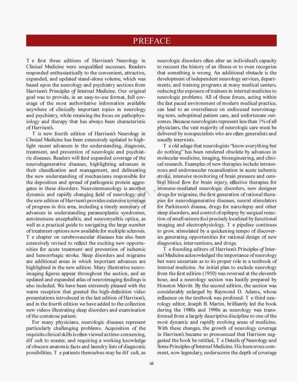 مغز و اعصاب در پزشکی بالینی هاریسون 2018 | Harrisons Neurology in Clinical Medicine 4th edition