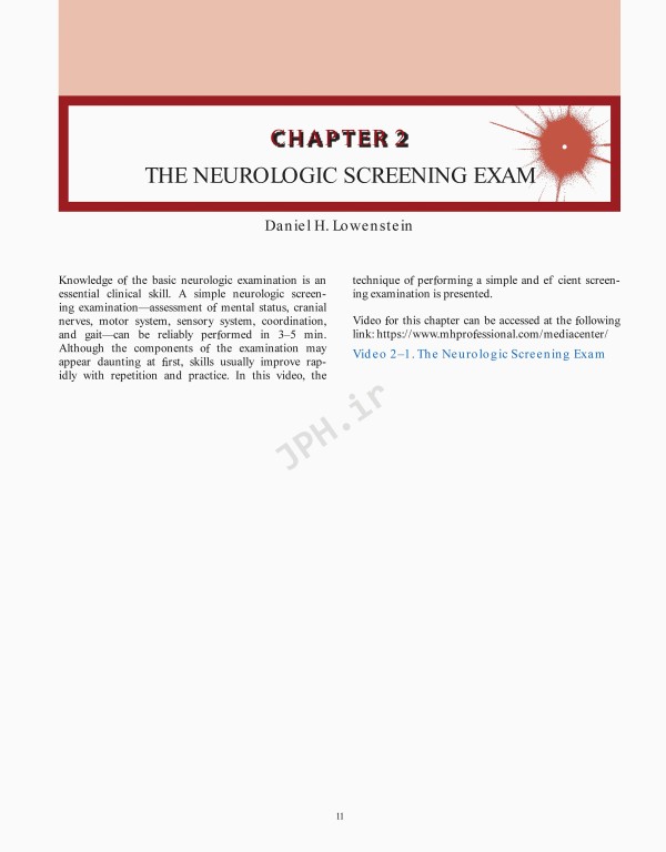 مغز و اعصاب در پزشکی بالینی هاریسون 2018 | Harrisons Neurology in Clinical Medicine 4th edition