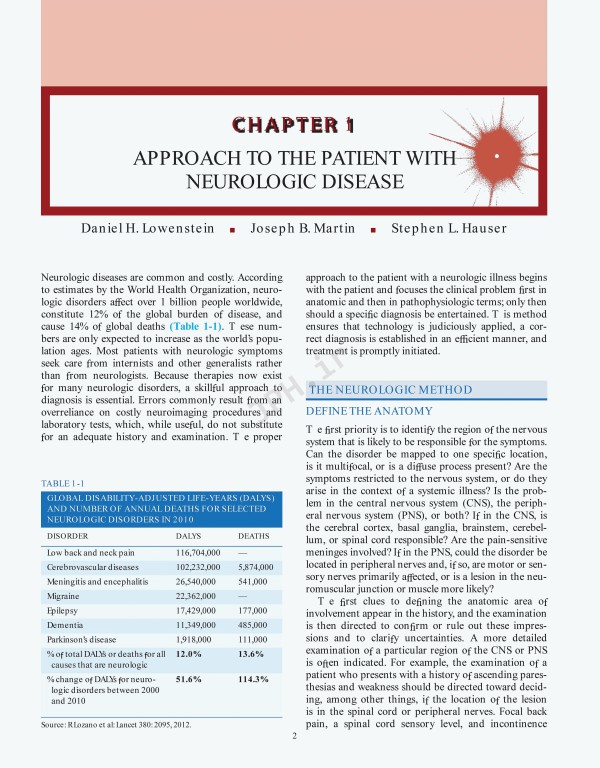 مغز و اعصاب در پزشکی بالینی هاریسون 2018 | Harrisons Neurology in Clinical Medicine 4th edition
