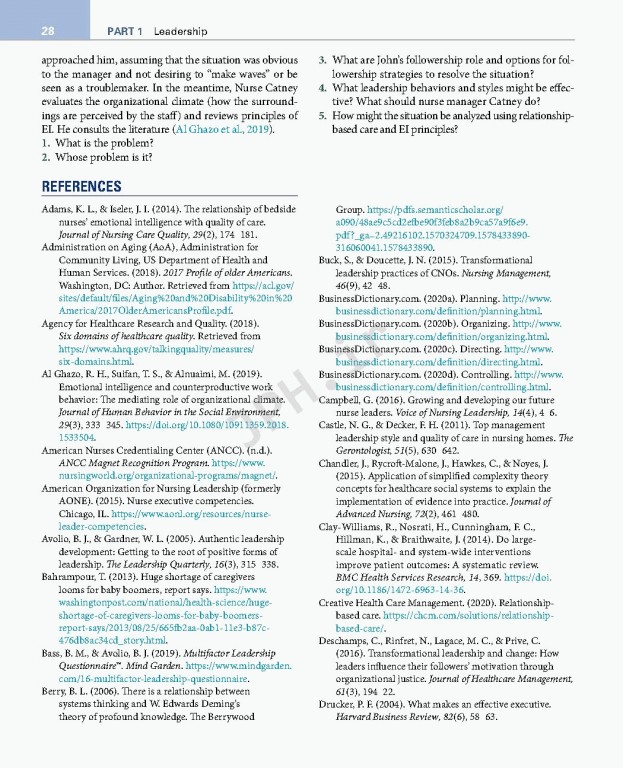 رهبری و مدیریت مراقبت‌های پرستاری هابر 2021 | Leadership and Nursing Care Management 7th edition