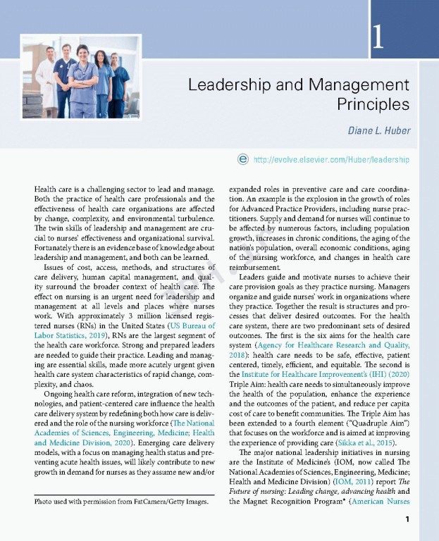 رهبری و مدیریت مراقبت‌های پرستاری هابر 2021 | Leadership and Nursing Care Management 7th edition