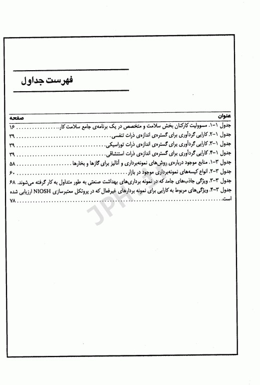 پایش هوا در محیط کار جلد1