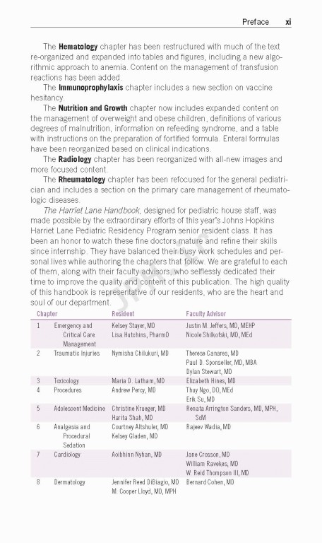 دستنامه هریت ویراست بیست و دوم The Harriet Lane Handbook | 2021