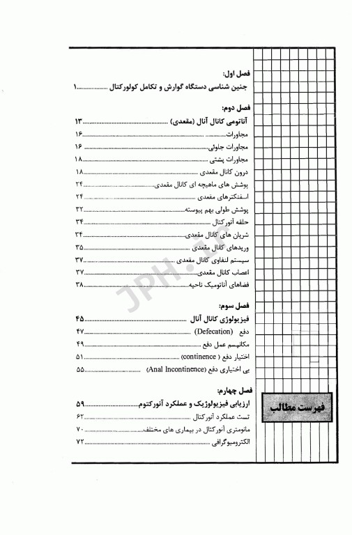 بیماری‌های آنال دانشگاه علوم پزشکی شیراز