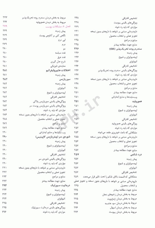 نشانه‌های بالینی، تشخیص و درمان در داروخانه پاول روتر 2021