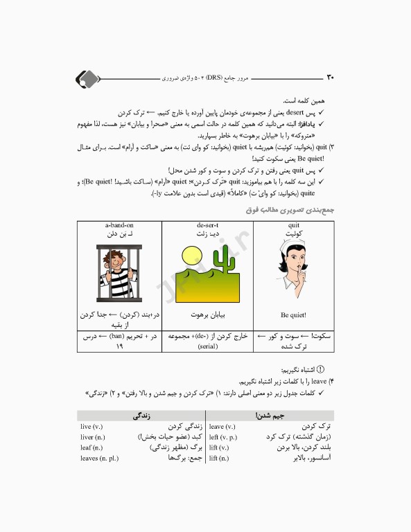 DRS مرور جامع 504 واژه ضروری دکتر کیمیا