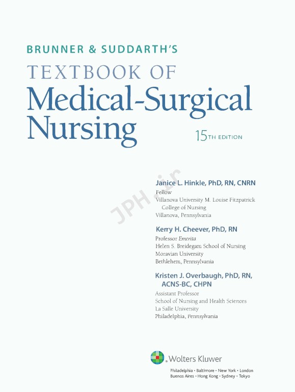 پرستاری داخلی جراحی برونر و سودارث 2022 | Brunner & Suddarth's Textbook of Medical-Surgical Nursing