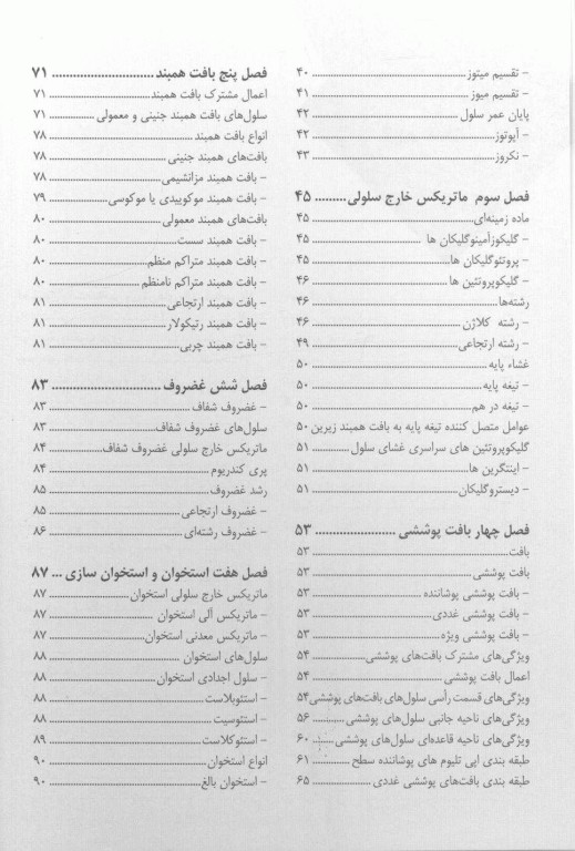 مرور جامع بافت شناسی انسانی