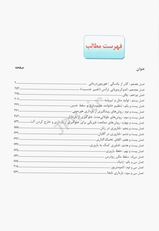 اندوکرینولوژی بالینی زنان و ناباروری اسپیروف 2020 جلد2 دکتر داوری‌تنها