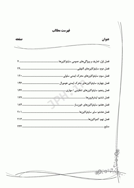 جامع سایتوکاین دکتر خلیلی