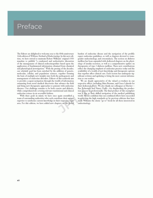 اندوکرینولوژی ویلیامز غدد Williams Textbook of Endocrinology | 2020