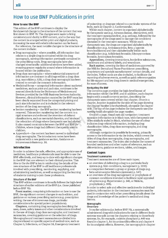 BNF 77 (British National Formulary) 2019