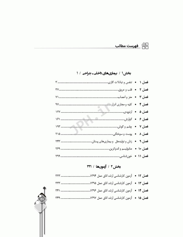 مرور آزمون ERS ارشد و استخدامی داخلی جراحی اتاق عمل