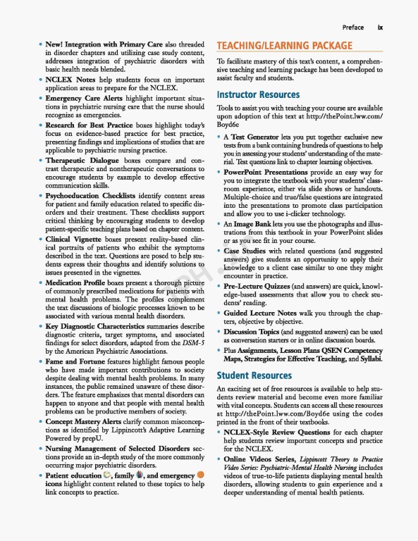 پرستاری بهداشت روان ویراست ششم | Boyd Psychiatric Nursing Contemporary Practice 2018