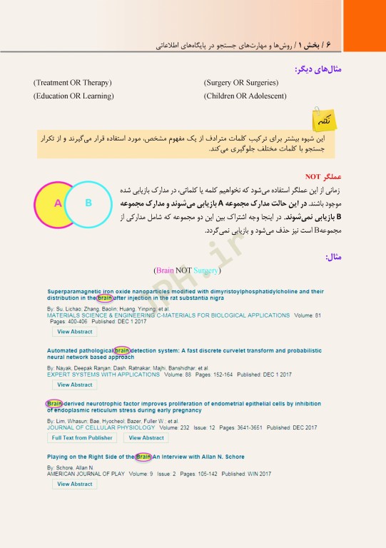 راهنمای عملی و کاربردی جستجوی تخصصی اطلاعات در پایگاه‌های اطلاعات علمی (1)