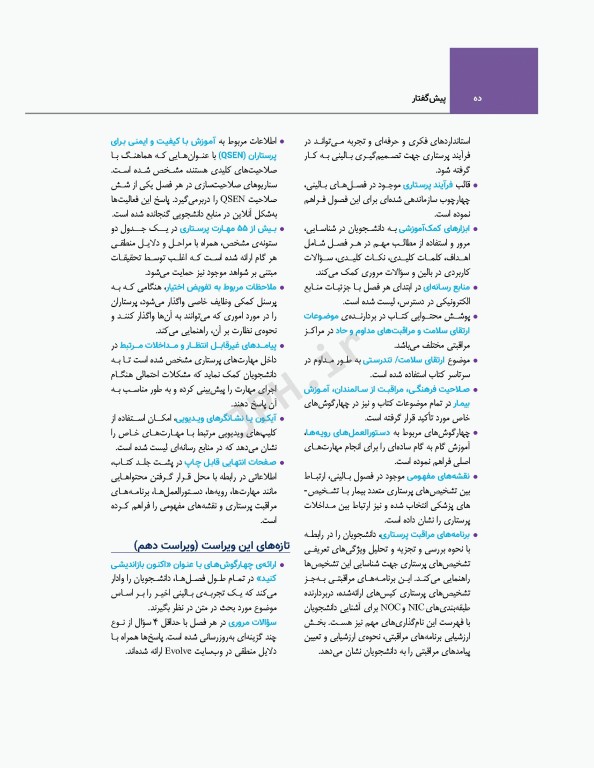 اصول و مبانی پرستاری پاتروپری 2021 جلد4 استانداردهای حرفه‌ای در پرستاری