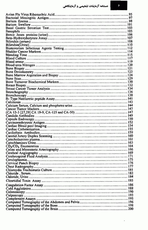 دستنامه آزمایشات تشخیصی و آزمایشگاهی برونر سودارث 2010