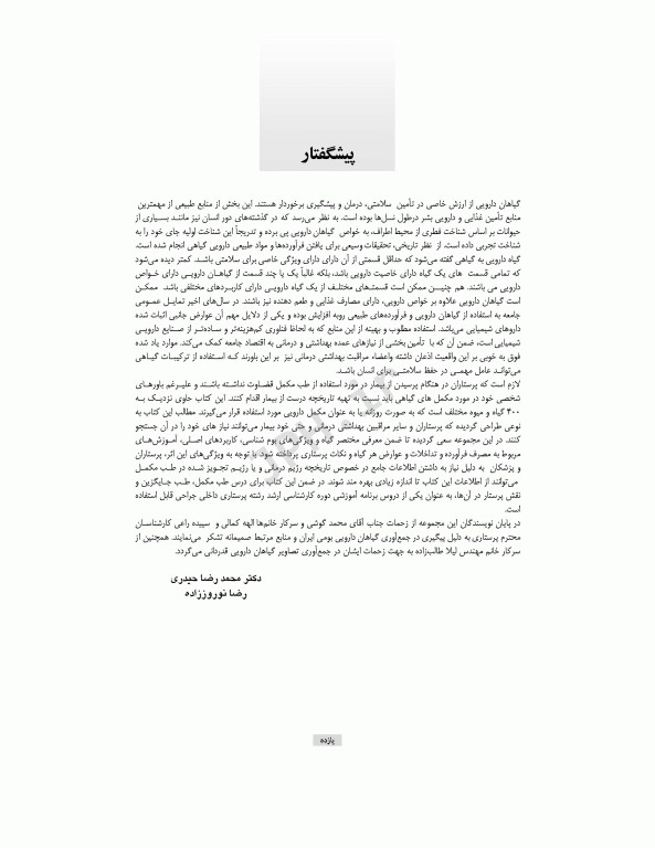 گیاهان دارویی پرستاری و آموزش به بیمار