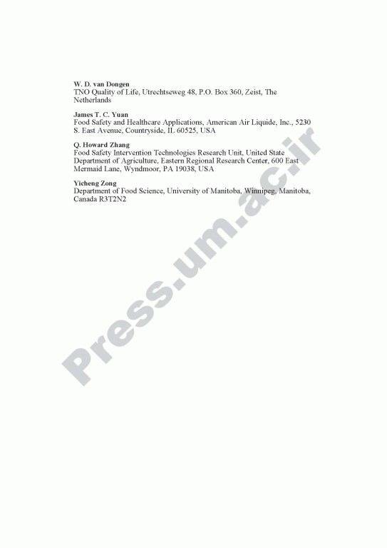 بسته‌بندی موادغذایی فرآوری شده به روش‌های غیرحرارتی