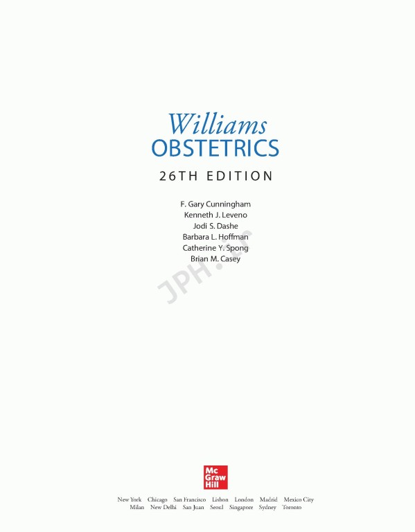 بارداری و زایمان ویلیامز 2022 | Williams Obstetrics 26th Edition