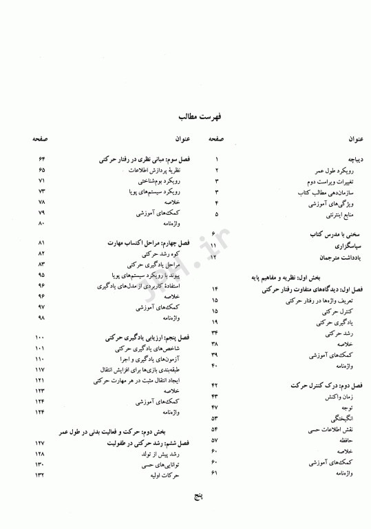 رشد و یادگیری حرکتی
