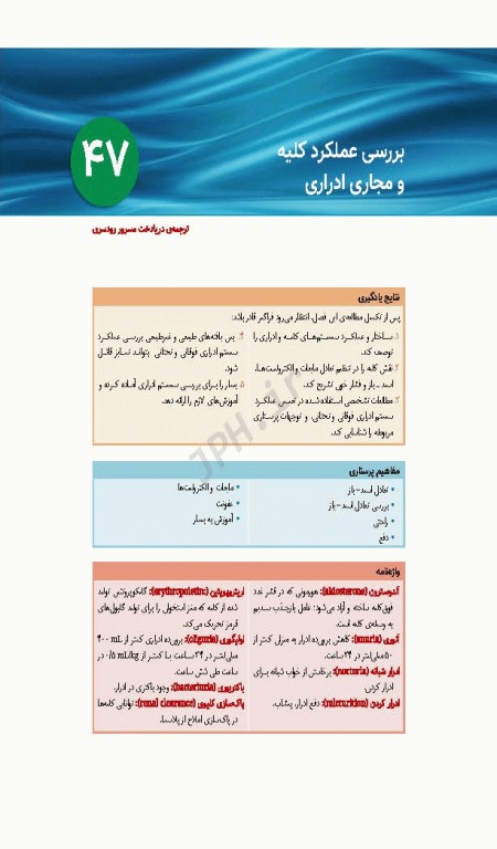 پرستاری داخلی و جراحی برونر و سودارث 2022 جلد11 کلیه و مجاری ادراری