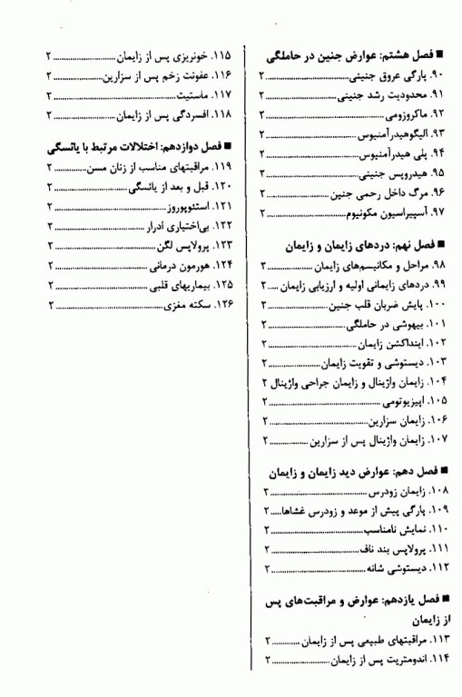 بیماری‌های زنان و مامایی در یک نگاه