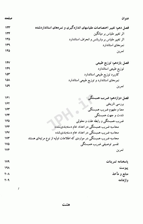 ریاضیات پایه و مقدمات آمار رشته تربیت بدنی