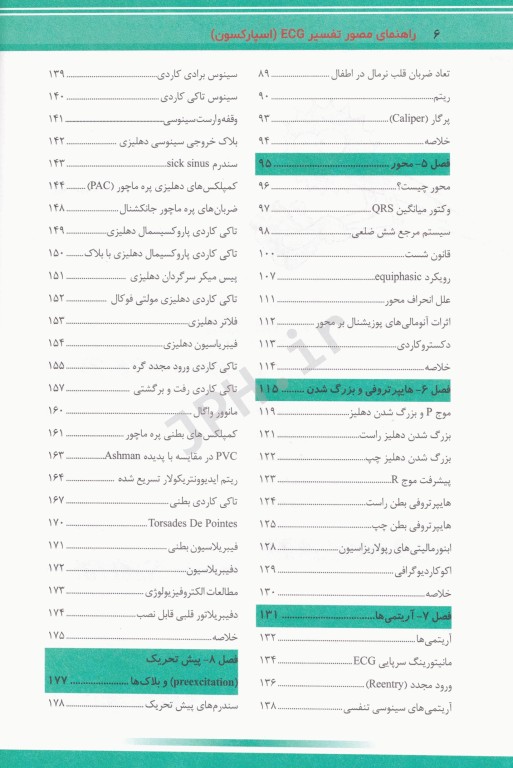 راهنمای مصور تفسیر ECG اسپارکسون دکتر قارونی