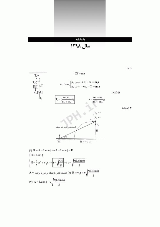 آزمون‌های کنکور ارشد وزارت بهداشت MSE فیزیک پزشکی جلد دوم
